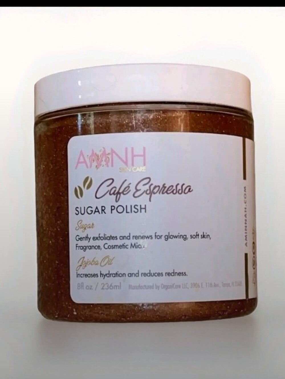 Aminnah Cafe Espresso ☕Sugar Polish -